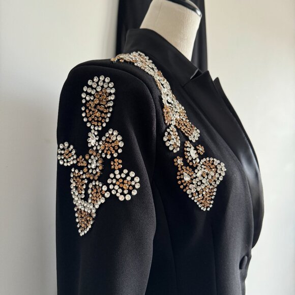 Peekskill Embellished Blazer and Split Pant Set in Black New, Size M - Picture 16 of 17
